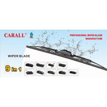 T710 Vehículo Vehículo de pasajeros Smooth Quiet Ray-Trayectoria del parabrisas Stealth acero inoxidable Rubber Silicone Frame Wiper Blade